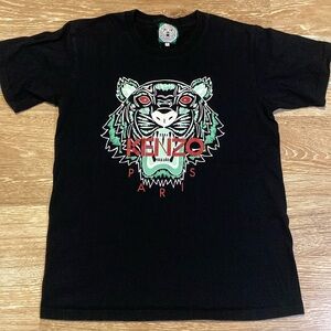 Kenzo Paris Tiger Graphic T-Shirt Black Size L